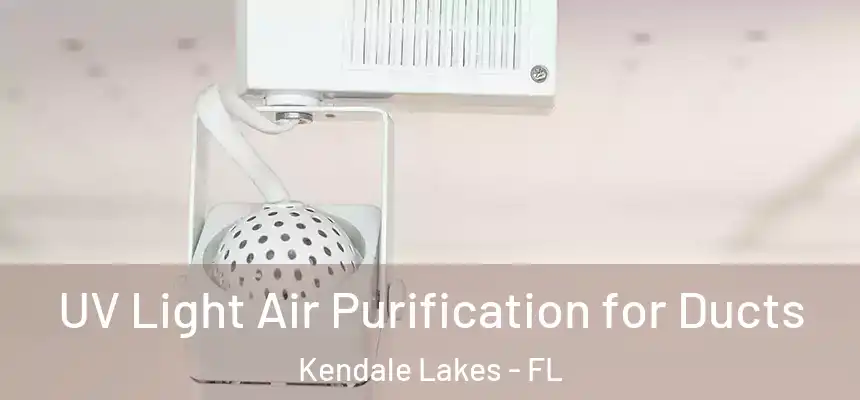  UV Light Air Purification for Ducts Kendale Lakes - FL